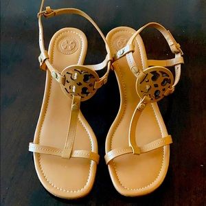 Tory Burch wedge sandal.